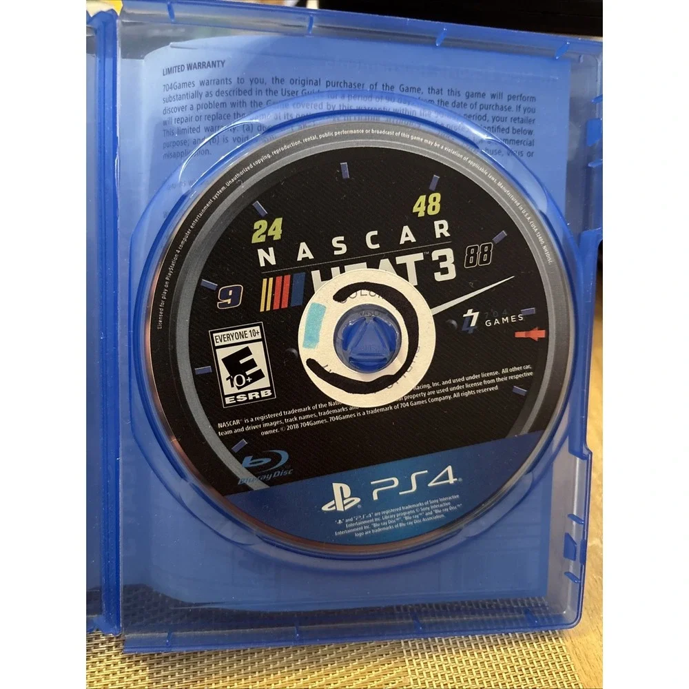 NASCAR Heat 3 Racing (Sony PlayStation 4, PS4). Tested. Working